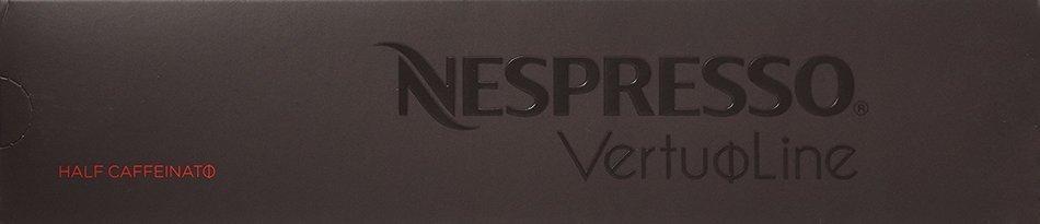 10 Capsules Nespresso VertuoLine Half Caffeinato Coffee