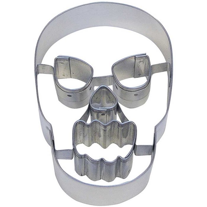 Skull Cookie Cutter With Cutouts 3.25 in