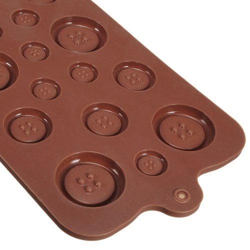 Button Shape Silicone Cake Cookie Chocolate Mold Mould