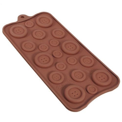 Button Shape Silicone Cake Cookie Chocolate Mold Mould N2