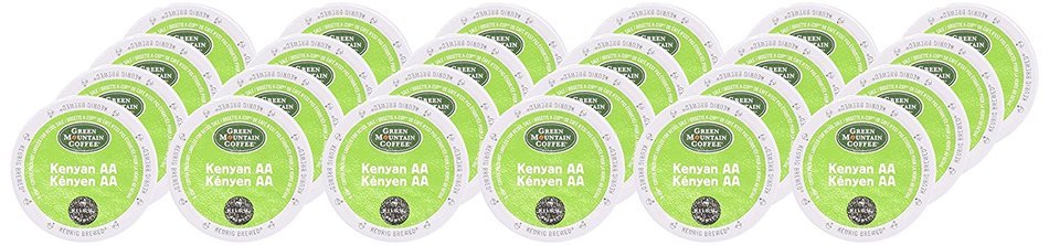 Green Mountain Coffee Kenya (formerly Kenyan AA), K-cups For Keurig Brewers, 24-count (1 box of 24 K-Cups) N7