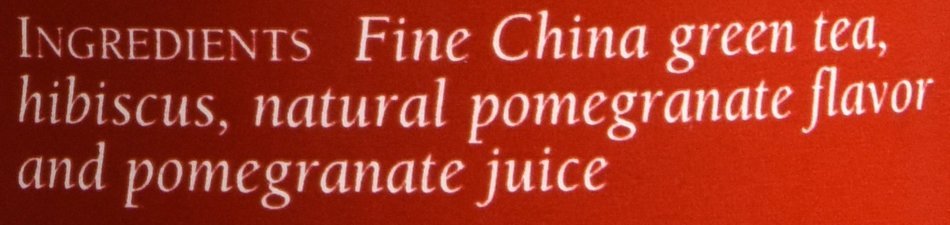 The Republic of Tea, Pomegranate Green Tea, 50-Count N5