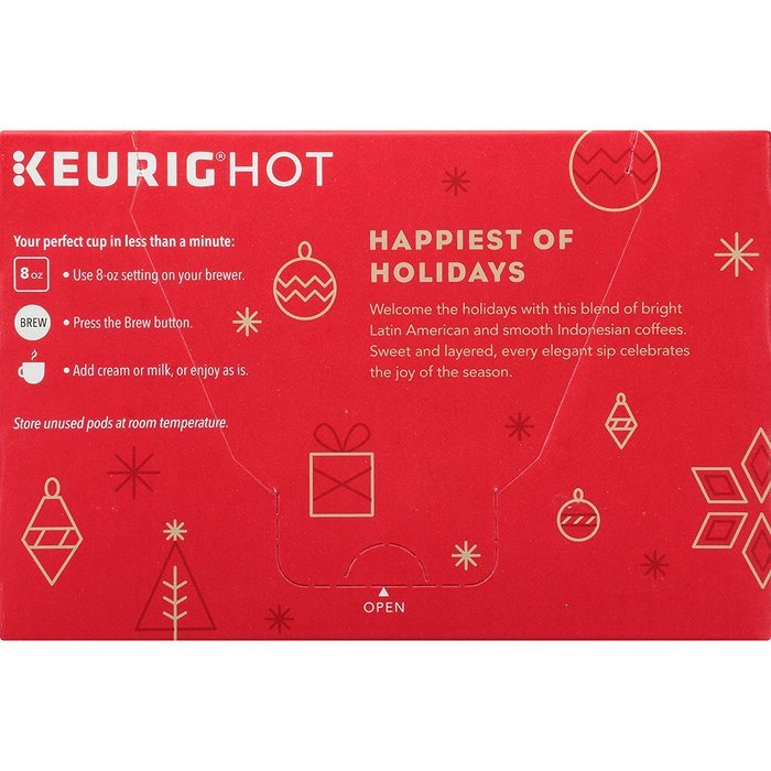 Starbucks Coffee K-Cup, Holiday Blend, 10 Count N3