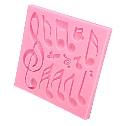 "dipshop Musical Notes Fondant Cake Mold Silicone Mould Decorating Tool Fondant Pastry Moulds" shopping N8