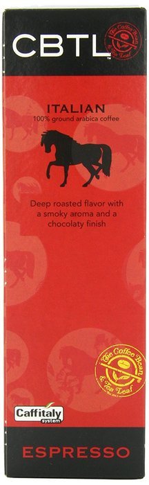 CBTL Italian Espresso Capsules By The Coffee Bean & Tea Leaf, 10 Count Box N3