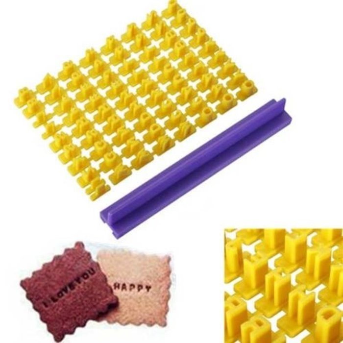 Cake & Cookie Cutters English Letter Biscuit Cake Cutter Fondant Cookie Mould Stamp