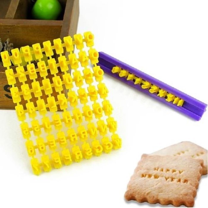 Cake & Cookie Cutters English Letter Biscuit Cake Cutter Fondant Cookie Mould Stamp N2