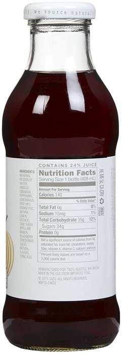Tazo Brambleberry Iced Tea - 13.8 oz - 12 ct N3