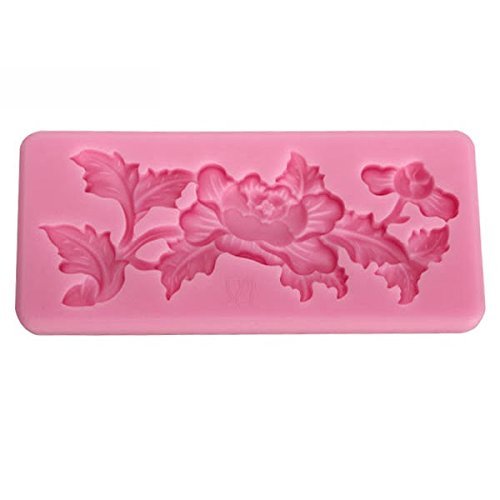 "dipshop Carving Silicone Fondant Mold Cake Decorating Mould Gumpaste Sugarpaste Mold FDA LFGB" shopping
