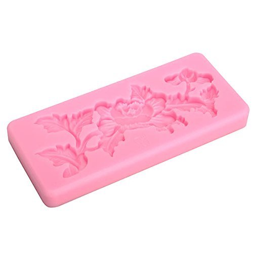 "dipshop Carving Silicone Fondant Mold Cake Decorating Mould Gumpaste Sugarpaste Mold FDA LFGB" shopping N2