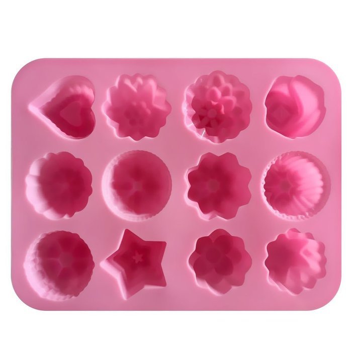 Lariy Silicone Baking Mould Cake Mooncake Chocolate Fondant Mold Roses Shape Ice Jelly N5