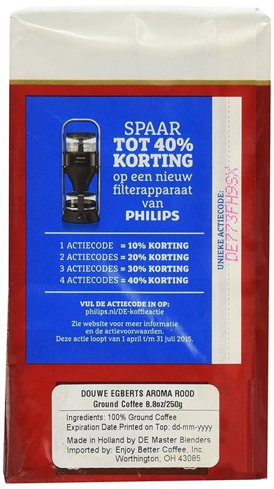 Douwe Egberts Aroma Rood Ground Coffee, 8.8-Ounce Packages (Pack of 3) N2