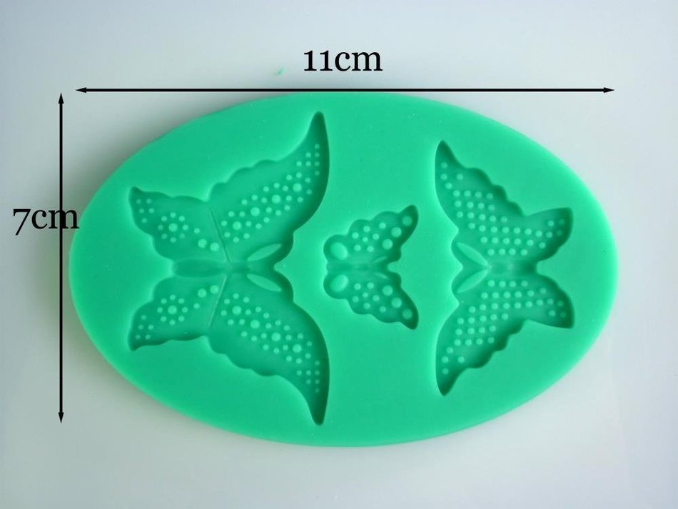 Lovely Butterfly Shape Silicone Soap Mold Fondant Cake Decorating Styling Tools Bakeware Cooking Tools Kitchen... N4