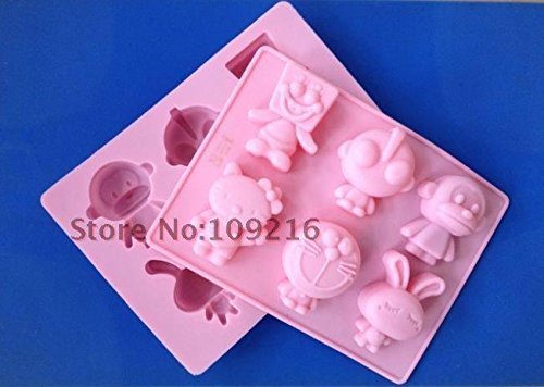 Creativemoldstore 1pcs Doraemon Series(HY1-181) Silicone Cake/Jelly/Pudding Baking Pan DIY Mold