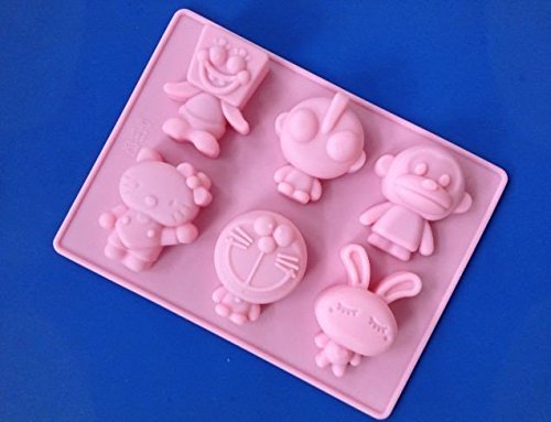 Creativemoldstore 1pcs Doraemon Series(HY1-181) Silicone Cake/Jelly/Pudding Baking Pan DIY Mold N2