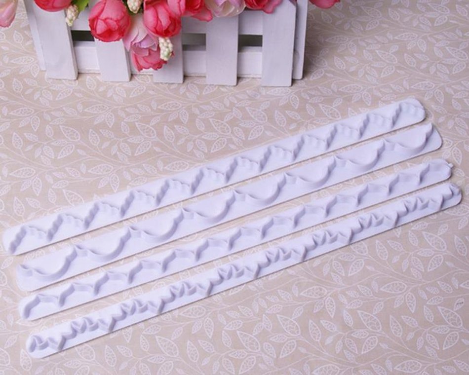 Beauty Clubs 4PCS Cake Cookie Fondant Mold Tools N2