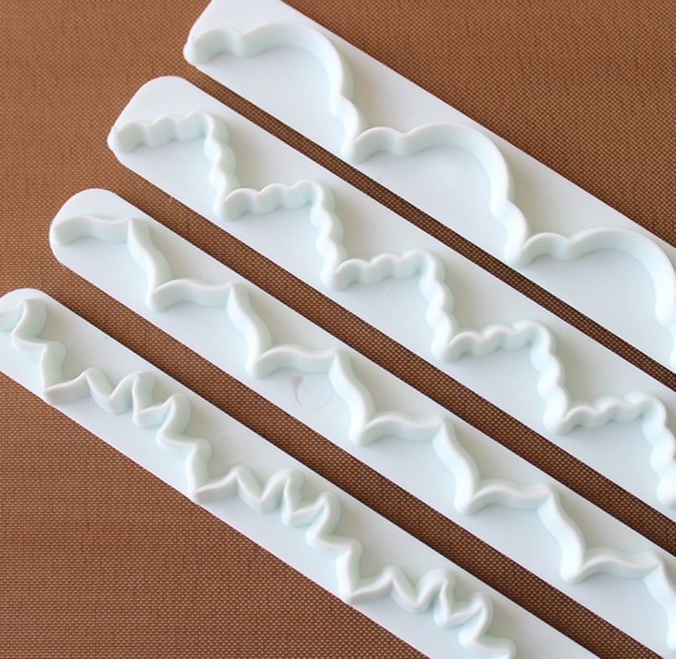 Beauty Clubs 4PCS Cake Cookie Fondant Mold Tools N4