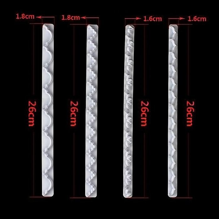 Beauty Clubs 4PCS Cake Cookie Fondant Mold Tools N7