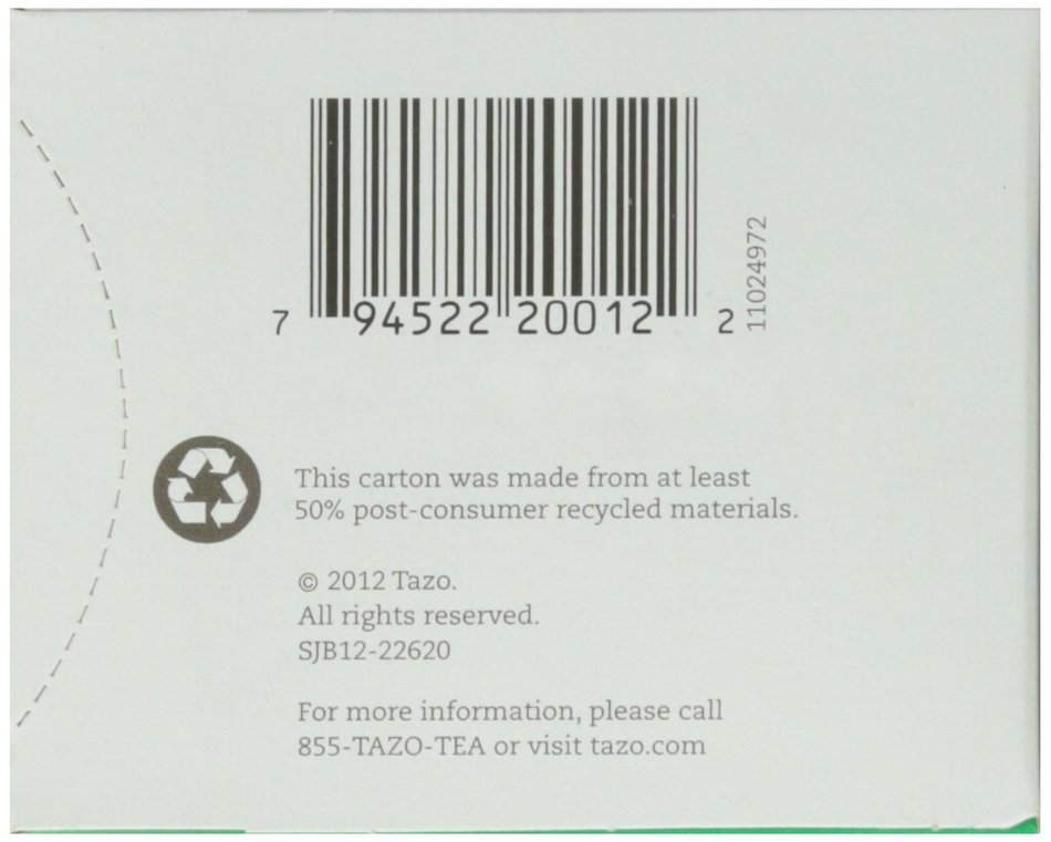 Tazo Tea, Refresh Mint, Tea Bags, 20 ct N6