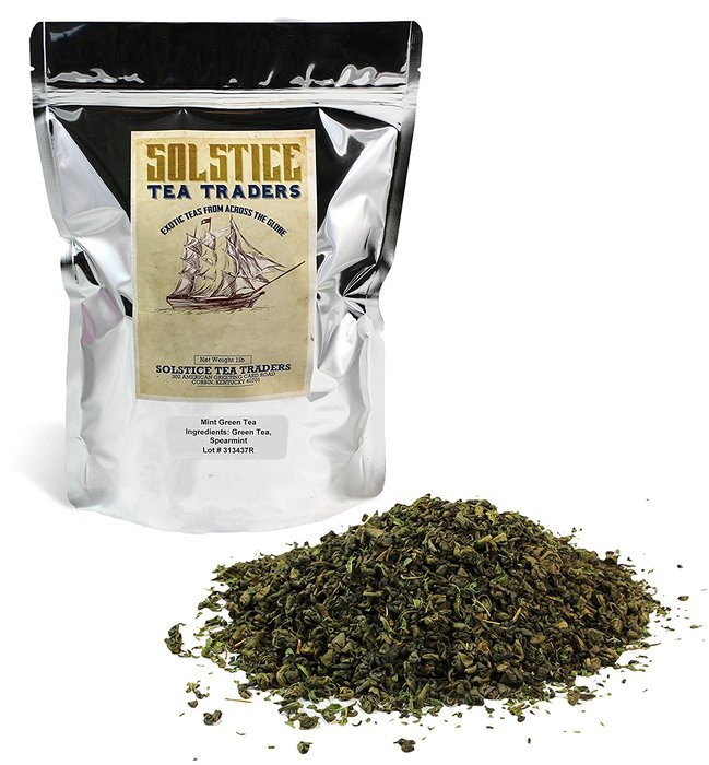 Pinhead Rolled Gunpowder Green Tea One Pound, Pinhead Rolled Loose Leaf Gunpowder Green Tea, One Pound N38