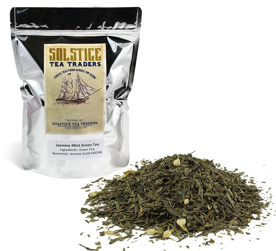 Pinhead Rolled Gunpowder Green Tea One Pound, Pinhead Rolled Loose Leaf Gunpowder Green Tea, One Pound N43