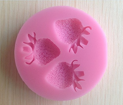 1pcs Strawberry Silicone Mold Soap,fondant Candle Molds,sugar Craft Tools, Chocolate Moulds,silicone Molds for... N4