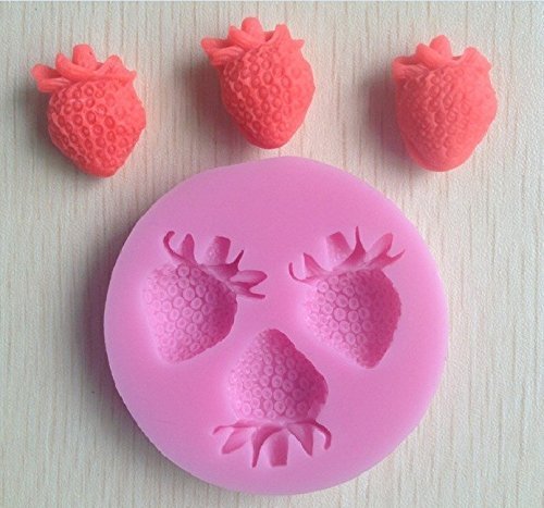 1pcs Strawberry Silicone Mold Soap,fondant Candle Molds,sugar Craft Tools, Chocolate Moulds,silicone Molds for... N5