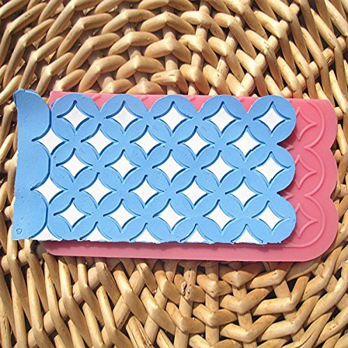 Copper Shape Lace Fondant Cake Mold Silicone Gum Paste Cake Mould