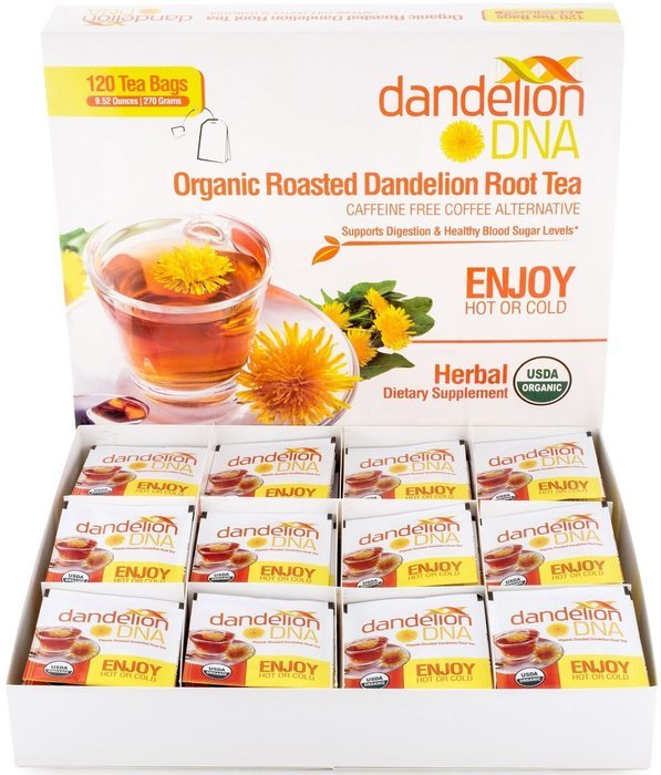 Dandelion Organic Roasted Dandelion Root Tea - 120 Teabags N2