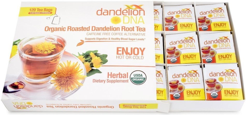 Dandelion Organic Roasted Dandelion Root Tea - 120 Teabags N3
