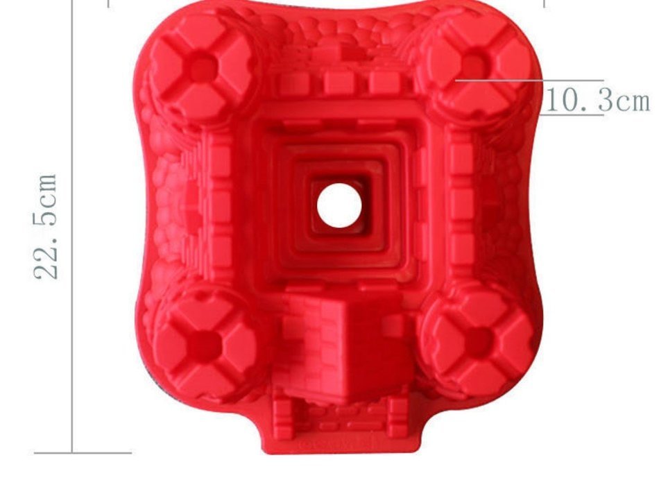 Cake Mold, Kootips 8 Cavity Silicone Portion Cake Mold Pizza Slices Pan Cake Pan (8 Cavity) N3
