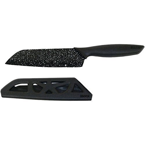 Starfrit Santoku Knife with Sheath, Black