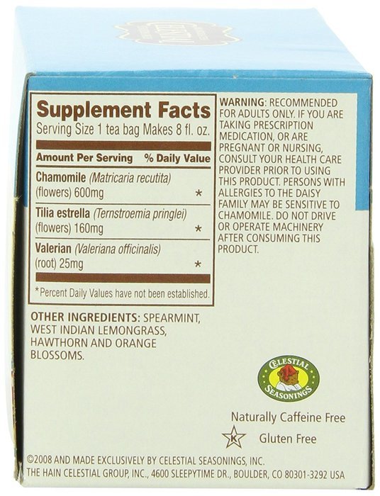 Celestial Seasonings Sleepytime Extra Herbal Tea (Pack of 20) N2