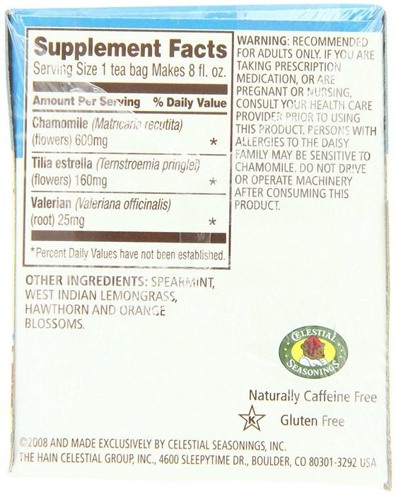 Celestial Seasonings Sleepytime Extra Herbal Tea (Pack of 20) N14
