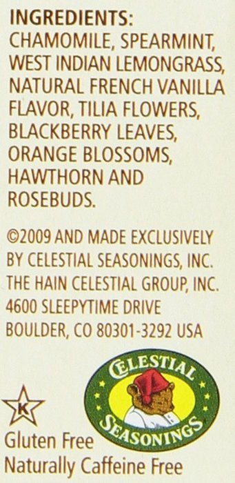 Celestial Seasonings Sleepytime Extra Herbal Tea (Pack of 20) N37
