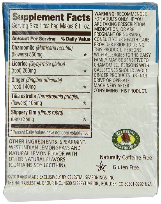 Celestial Seasonings Sleepytime Extra Herbal Tea (Pack of 20) N52