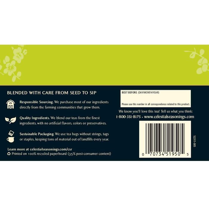 Celestial Seasonings Sleepytime Extra Herbal Tea (Pack of 20) N58