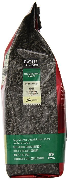 Eight O'Clock The Original Decaf Ground Coffee, 12-Ounce Bag (Pack of 6) N4