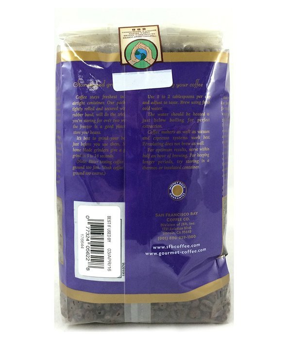 San Francisco Bay Coffee Whole Bean, Hazelnut Cream, 32 Ounce N2