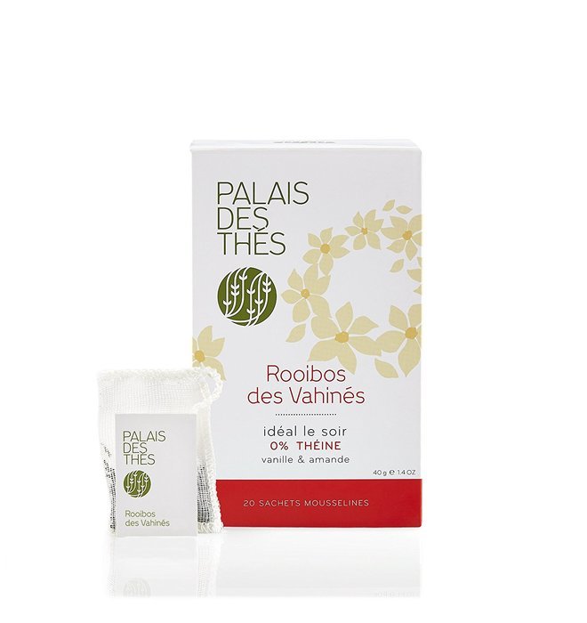 Palais des Th&eacute;s, Signature Tea Blends Collection, Rooibos des Vahines (Rooibos Tea, Almond, Vanilla)