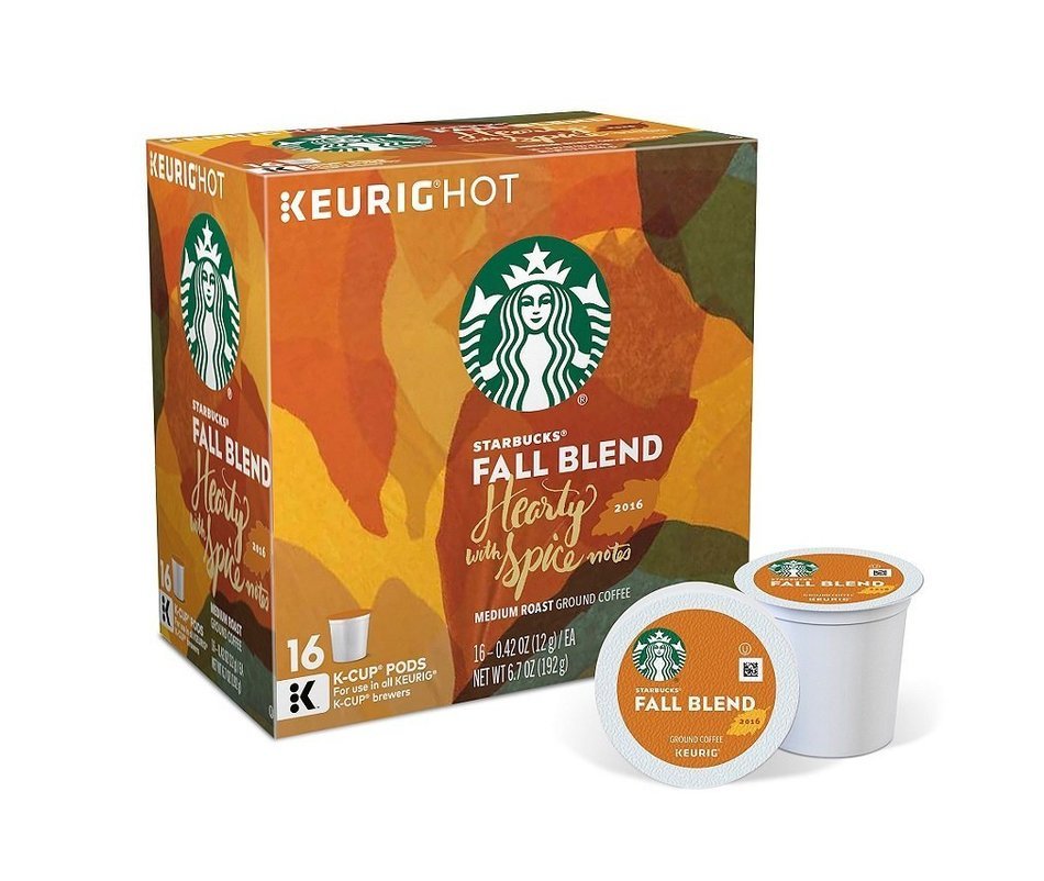 Starbucks Fall Blend 2016 K-Cups 16 Count