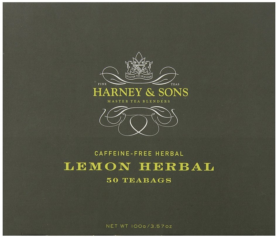 Harney & Sons Herbal Tea, Lemon, 50 Tea Bags