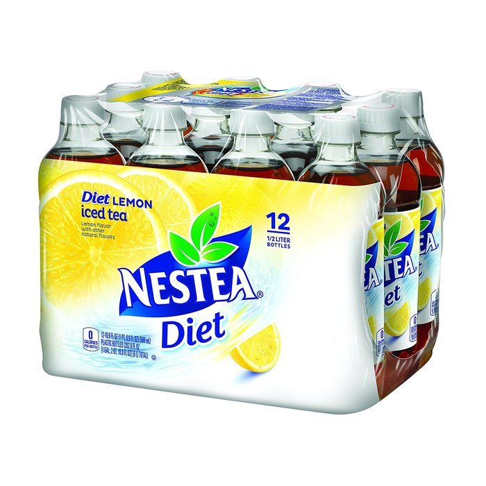 NESTEA Iced Tea, Diet Lemon 16.9-ounce plastic bottles ,12 Count N2