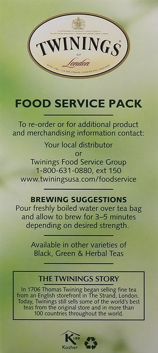 Twinings Pure Peppermint Tea, 25 Count N2