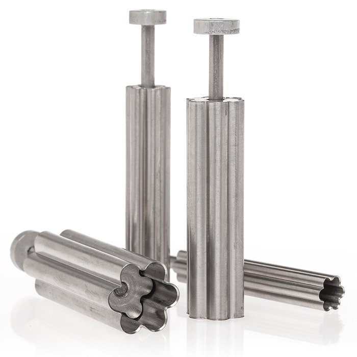 Ateco 1942 4-Piece Plunger Style Cutters, Flower
