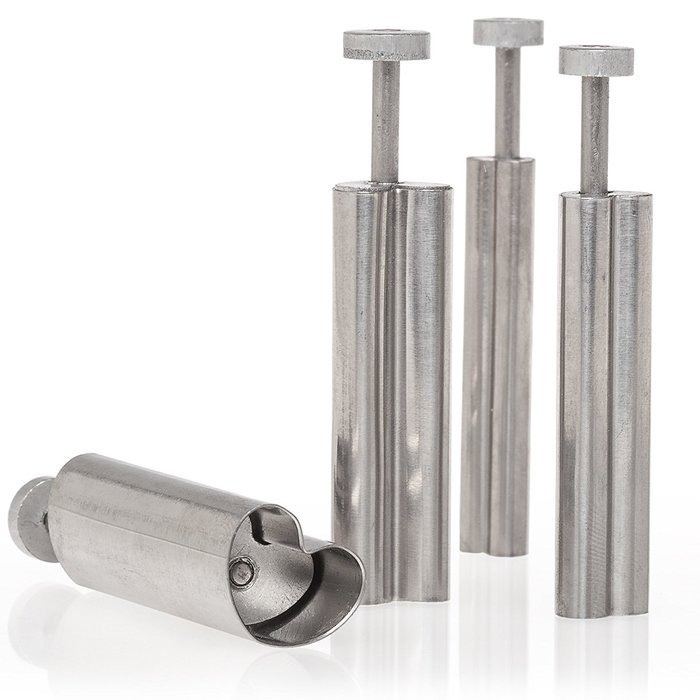 Ateco 1942 4-Piece Plunger Style Cutters, Flower N2