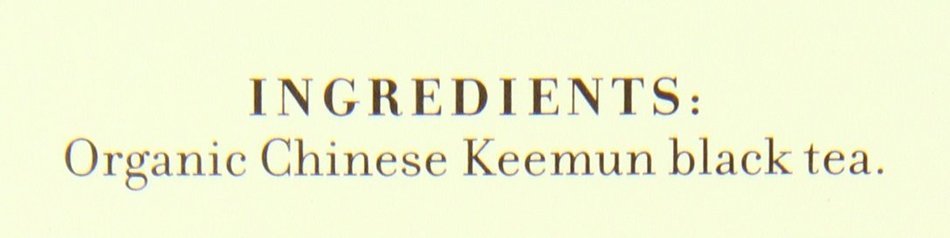 Harney and Sons Organic Tea Bags, English Breakfast, Net Wt. 1.7 Oz, 20 Count N5