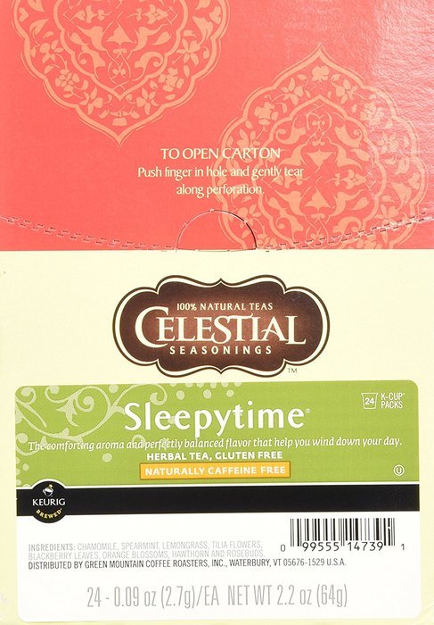 Celestial Seasonings Sleepytime Herbal Tea, K-Cup Portion Pack for Keurig K-Cup Brewers, 96 Count N3
