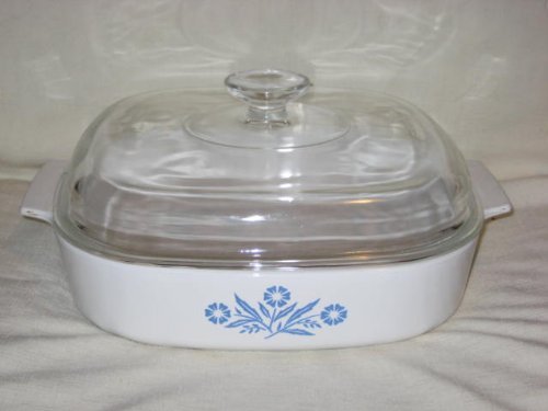 Vintage Corning Ware - Cornflower / Corn Flower - Large Casserole w ...