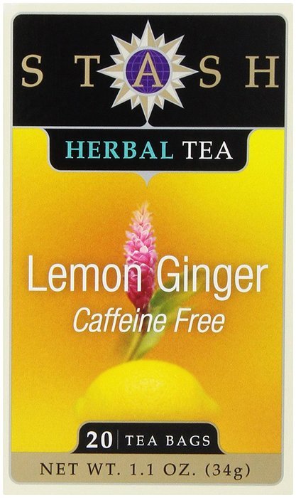 Stash Lemon Ginger Herbal Tea, 20 Tea Bags